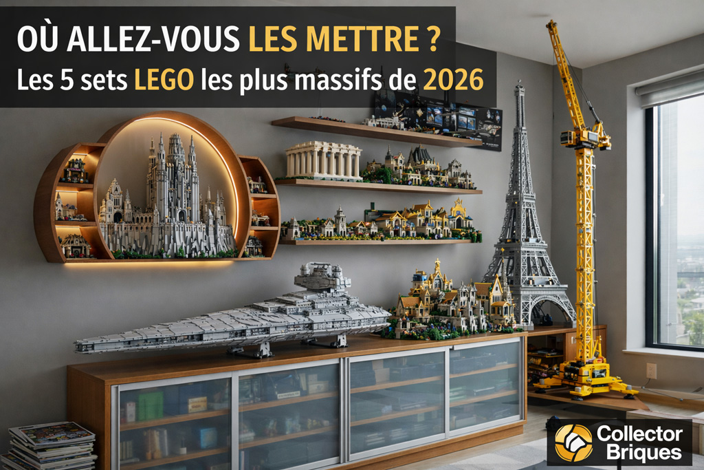 Où allez-vous les mettre ? Les 5 sets LEGO les plus massifs de 2026